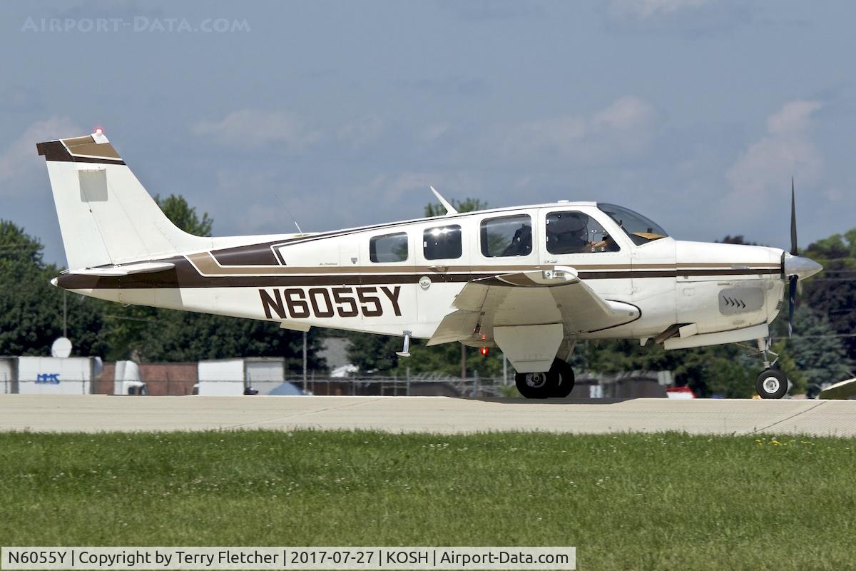N6055Y, 1979 Beech A36 Bonanza 36 C/N E-1503, At 2017 EAA AirVenture at Oshkosh