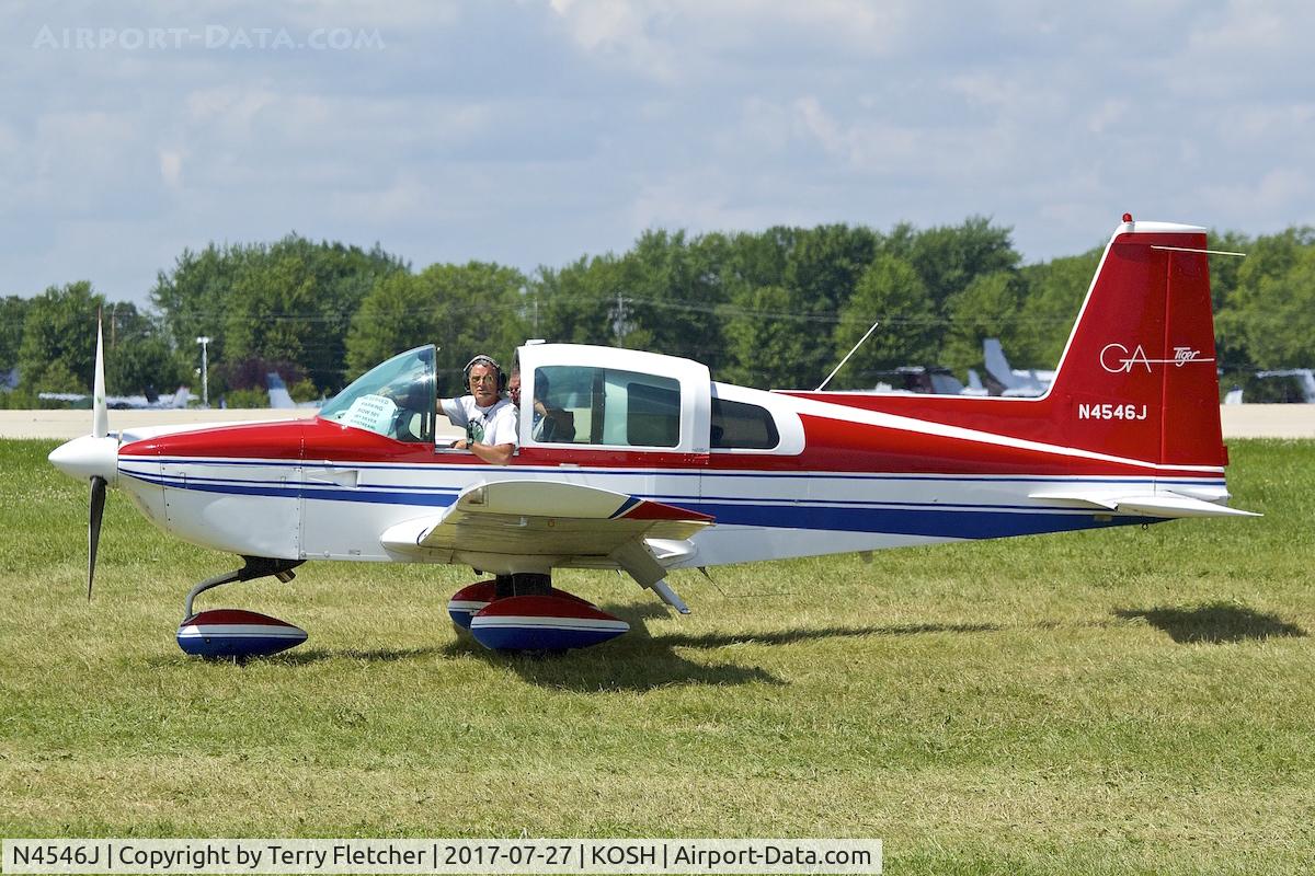 N4546J, 1979 Grumman American AA-5B Tiger C/N AA5B1283, At 2017 EAA AirVenture at Oshkosh