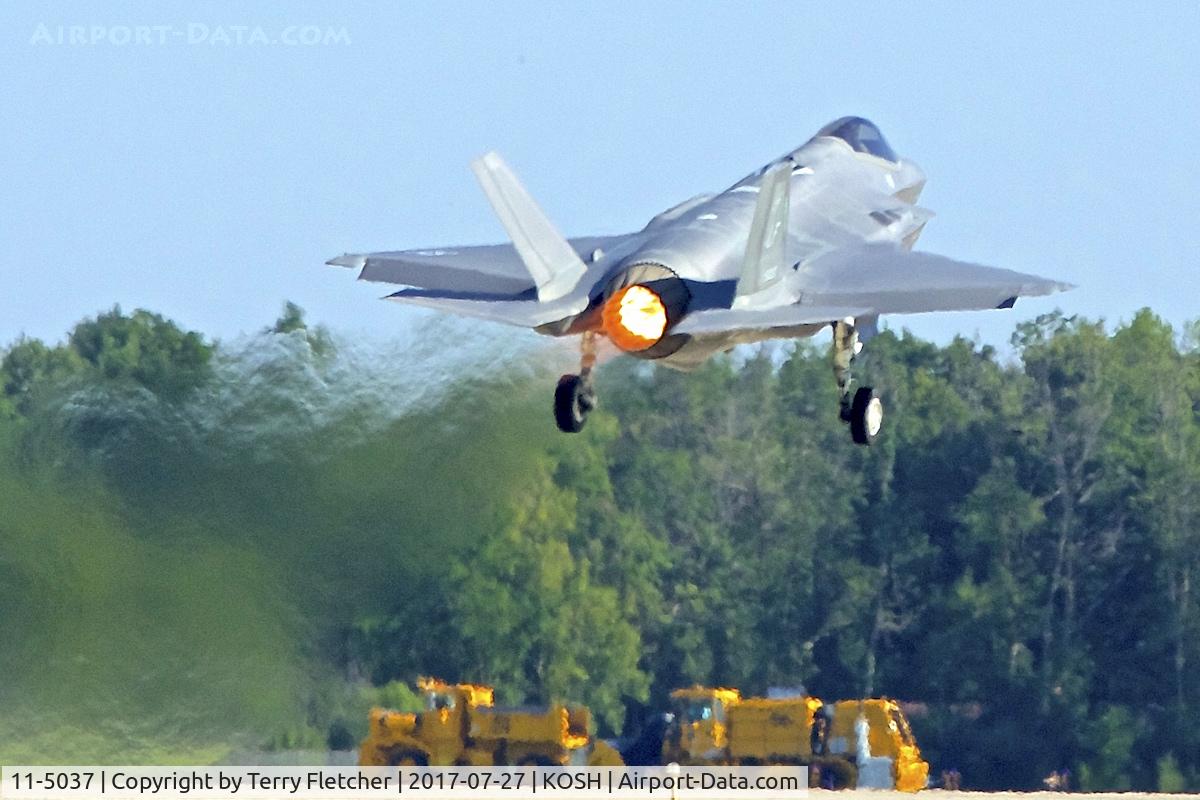 11-5037, 2011 Lockheed Martin F-35A Lightning II C/N AF-48, At 2017 EAA AirVenture at Oshkosh