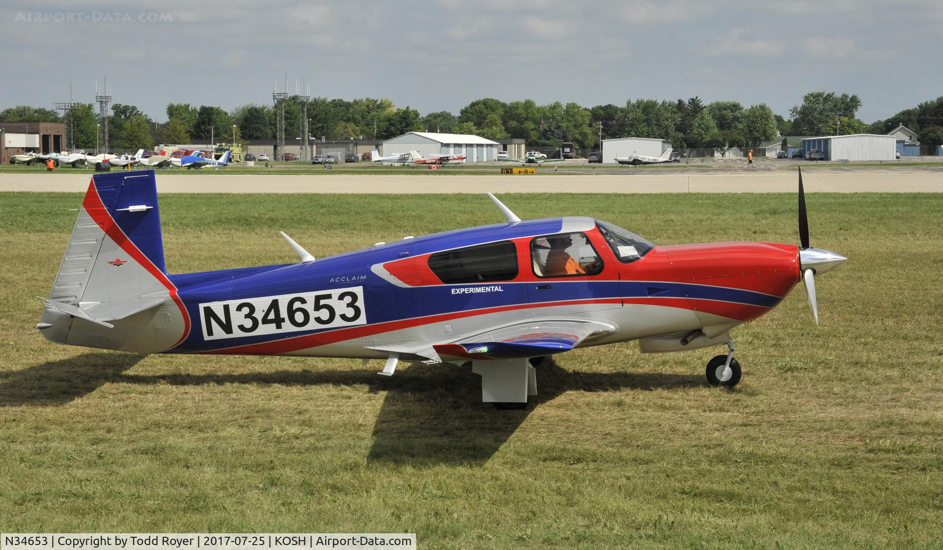 N34653, Mooney M20V C/N 33-0003, Airventure 2017
