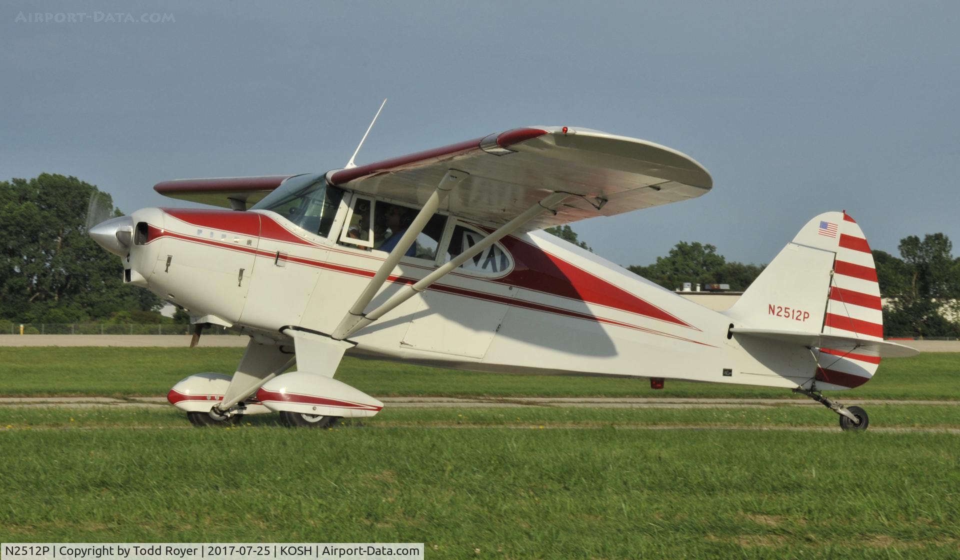 N2512P, 1955 Piper PA-22-150 Tri-Pacer C/N 22-2874, Airventure 2017