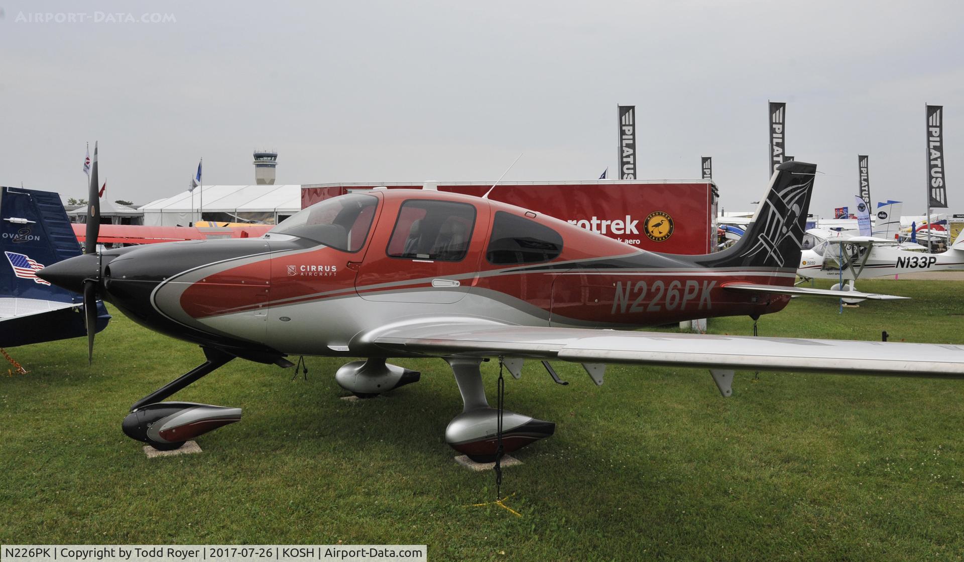 N226PK, 2016 Cirrus SR22T C/N 1471, Airventure 2017