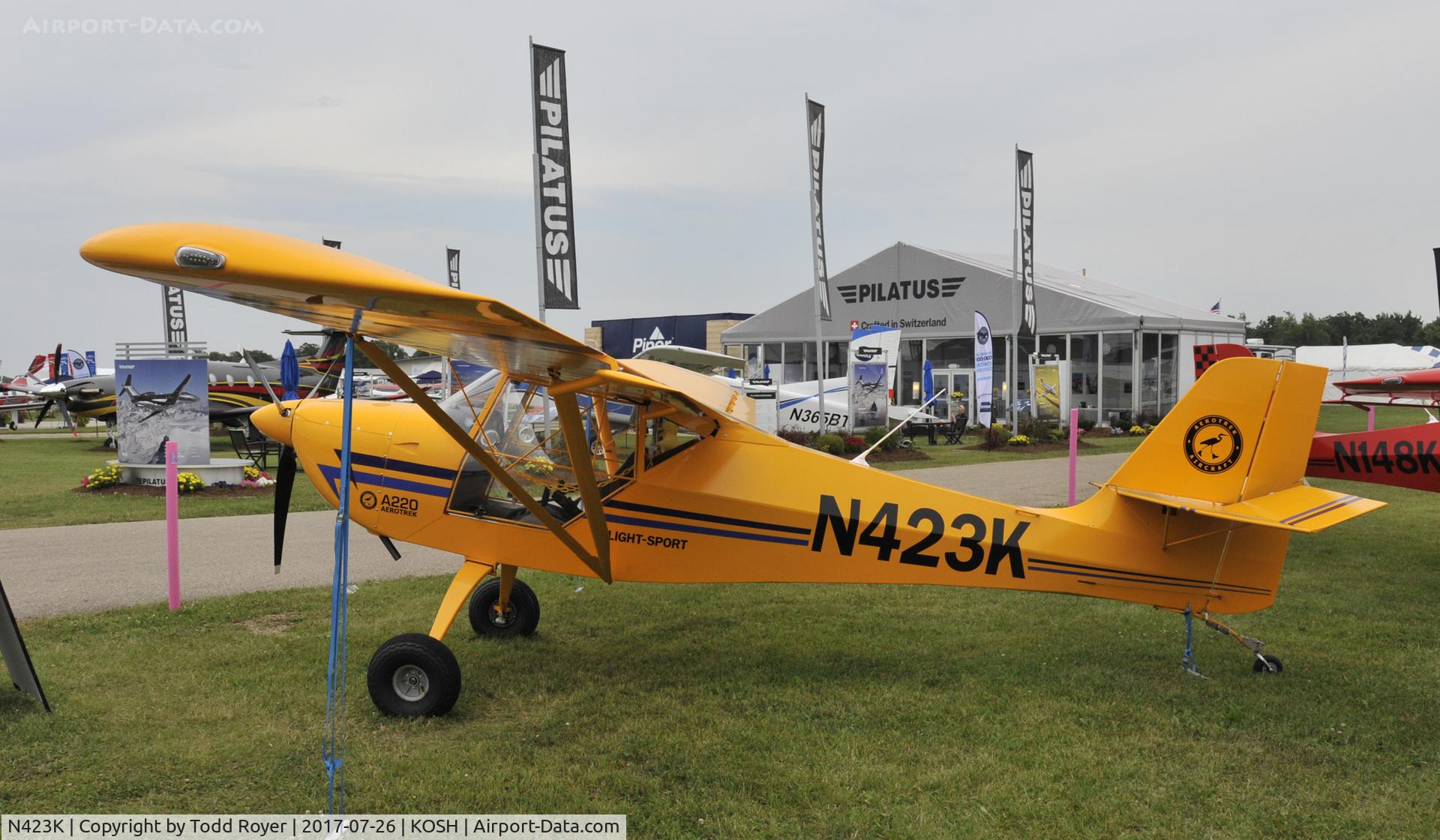 N423K, 2014 Aeropro CZ A220 C/N 43114, Airventure 2017
