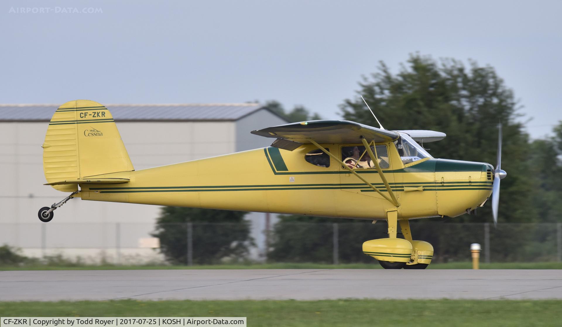 CF-ZKR, 1947 Cessna 140 C/N 12543, Airventure 2017