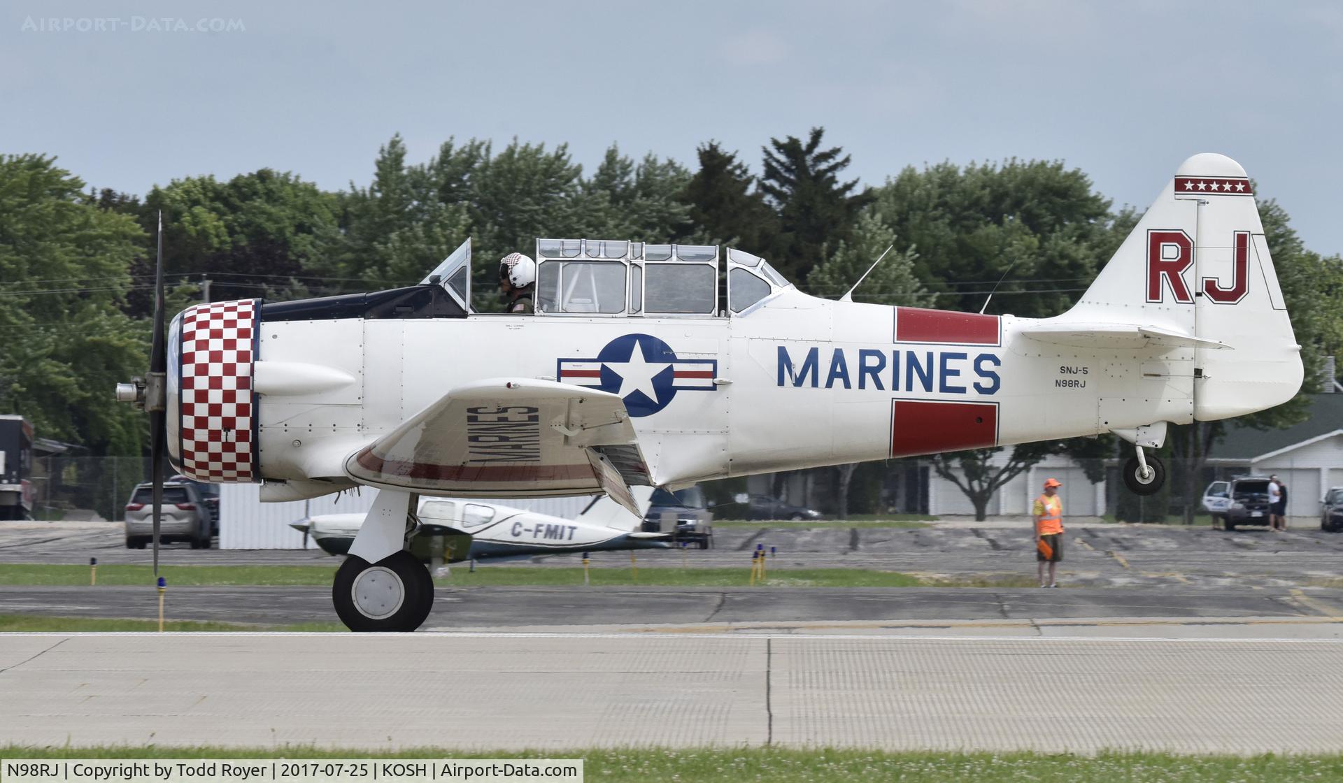 N98RJ, 1944 North American SNJ-5C Texan Texan C/N 88-17960, Airventure 2017