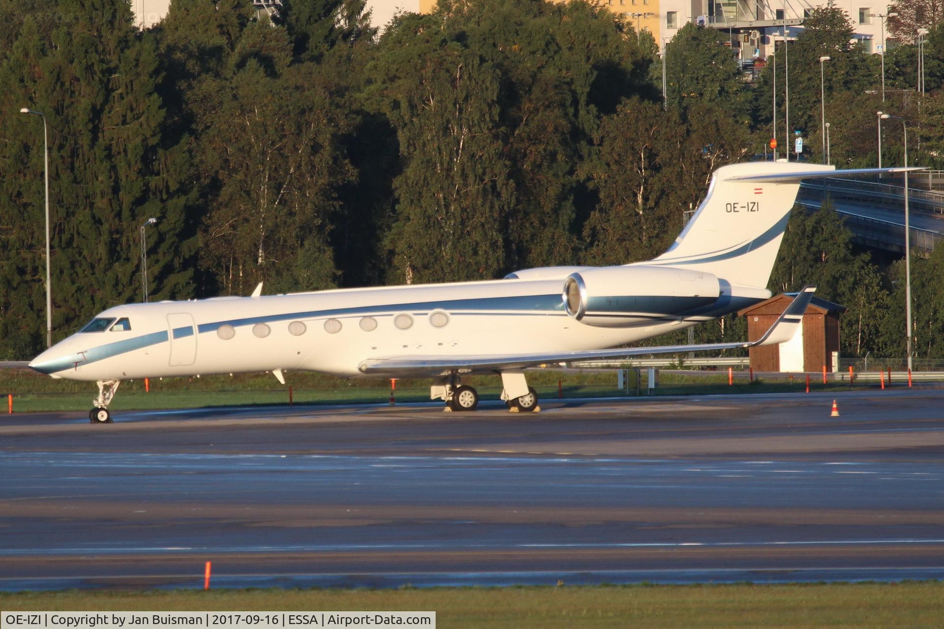 OE-IZI, 2010 Gulfstream Aerospace GV-SP (G550) C/N 5302, Tyrolean Jet Service