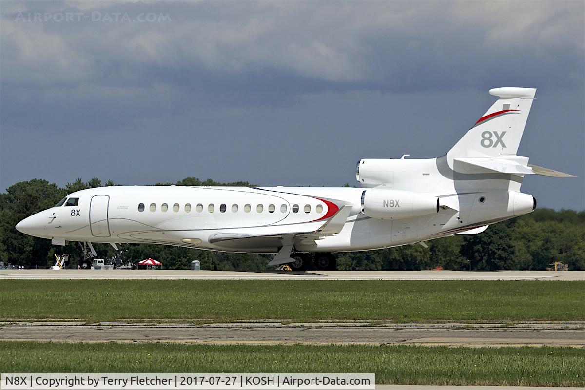 N8X, 2015 Dassault Falcon 8X C/N 403, At 2017 EAA AirVenture at Oshkosh