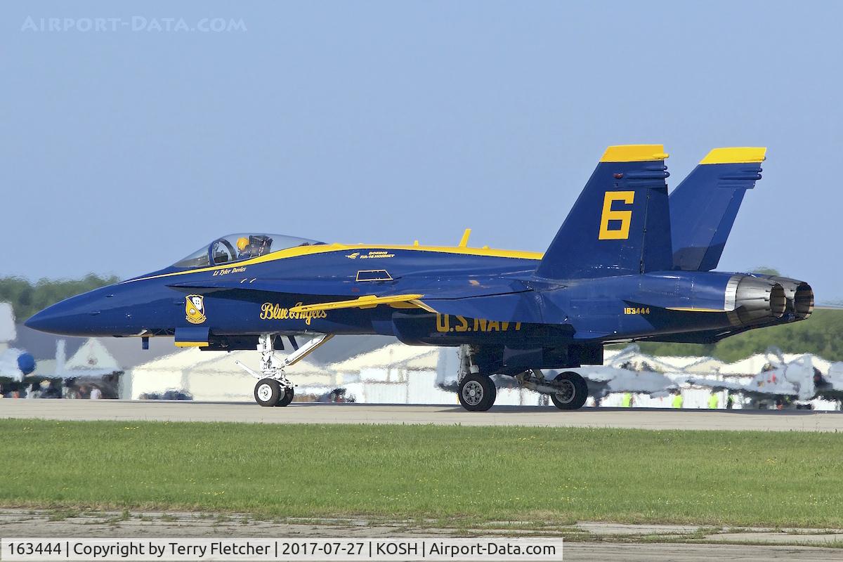 163444, 1987 McDonnell Douglas F/A-18C Hornet C/N 0648/C015, At 2017 EAA AirVenture at Oshkosh