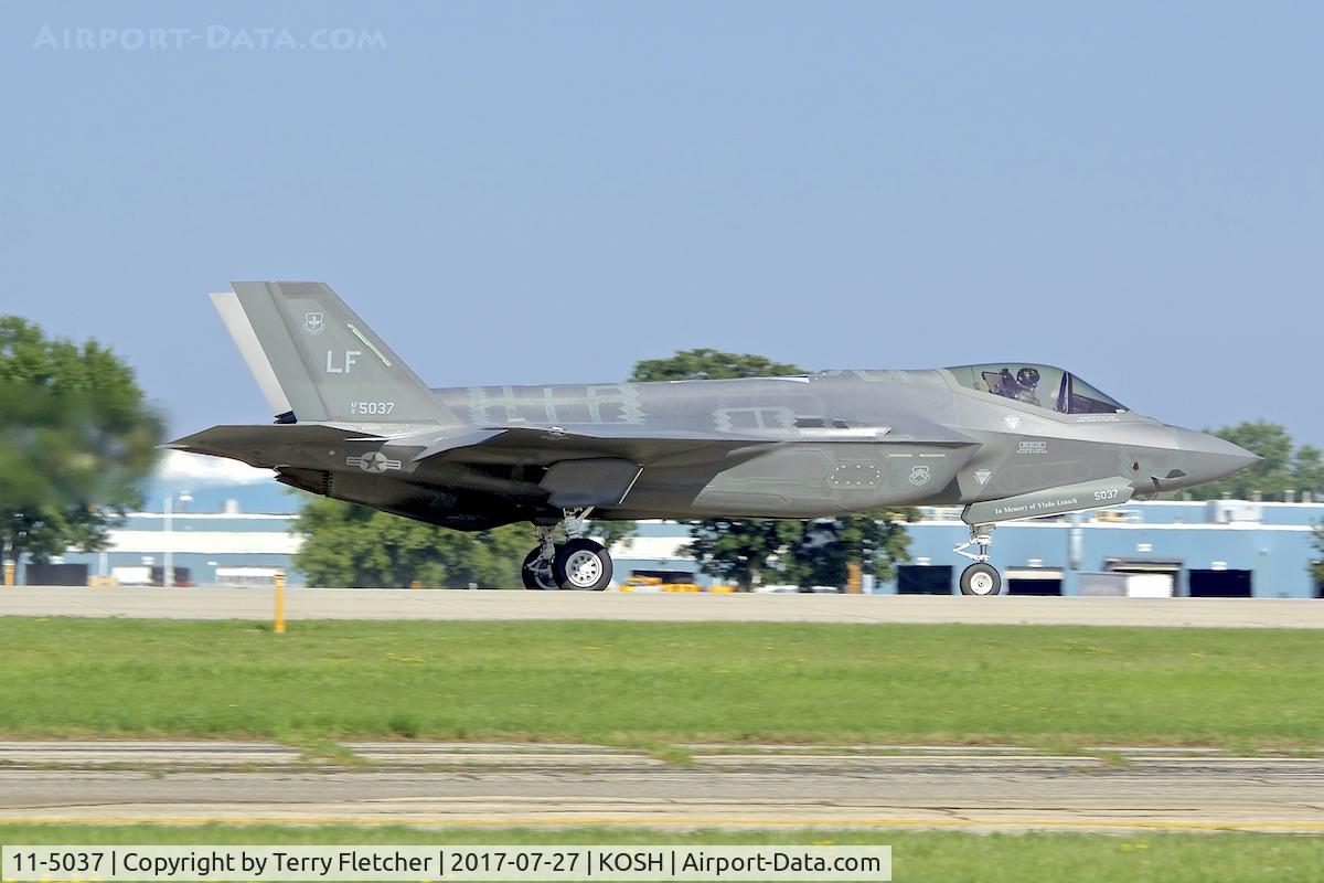11-5037, 2011 Lockheed Martin F-35A Lightning II C/N AF-48, At 2017 EAA AirVenture at Oshkosh