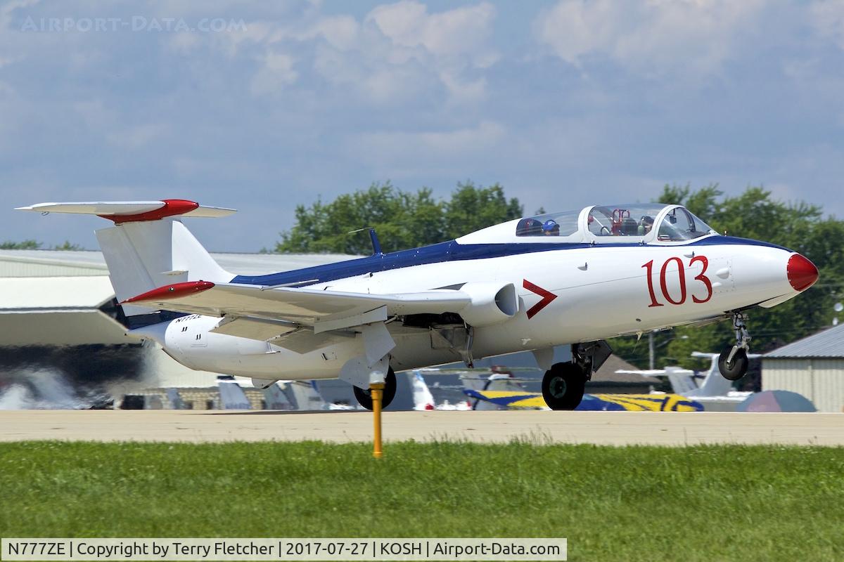 N777ZE, 1972 Aero L-29 Delfin C/N 294688, At 2017 EAA AirVenture at Oshkosh
