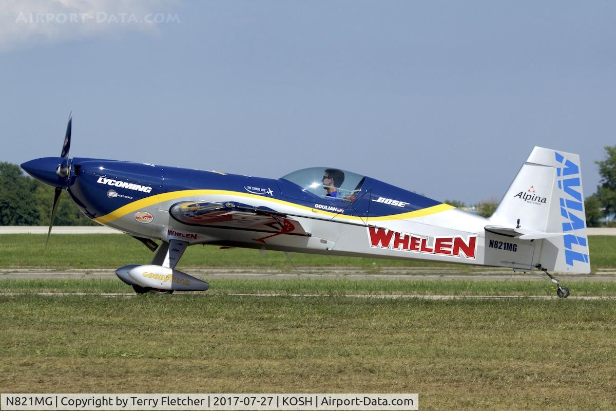 N821MG, 2009 Extra EA-300SC C/N SC010, At 2017 EAA AirVenture at Oshkosh