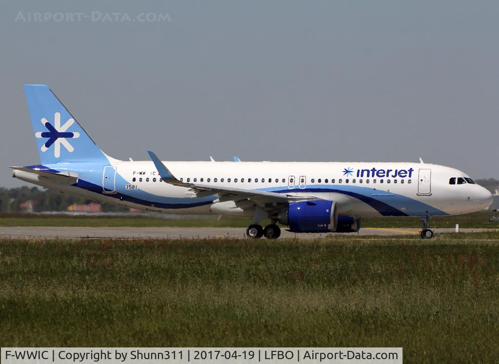 F-WWIC, 2017 Airbus A320-251N C/N 7581, C/n 7581 - To be XA-APA