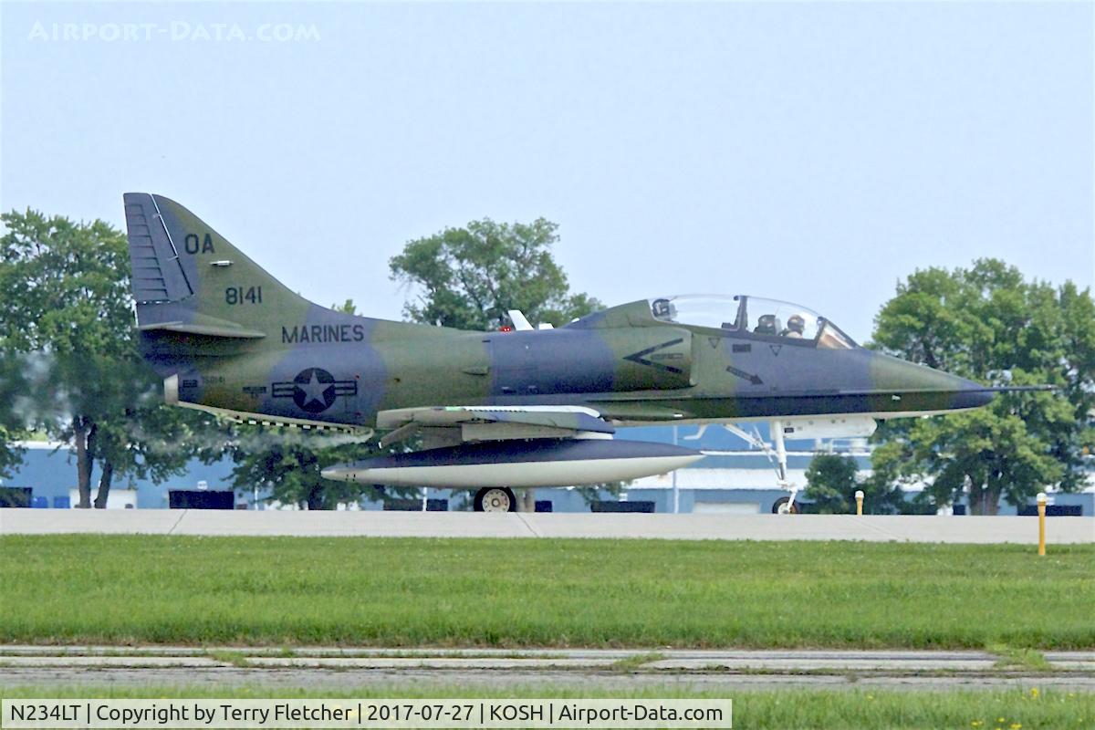 N234LT, Douglas TA-4J Skyhawk C/N 14178, At 2017 EAA AirVenture at Oshkosh