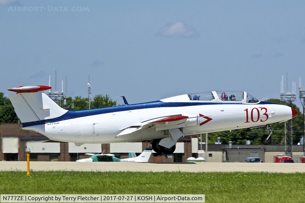 N777ZE, 1972 Aero L-29 Delfin C/N 294688, At 2017 EAA AirVenture at Oshkosh