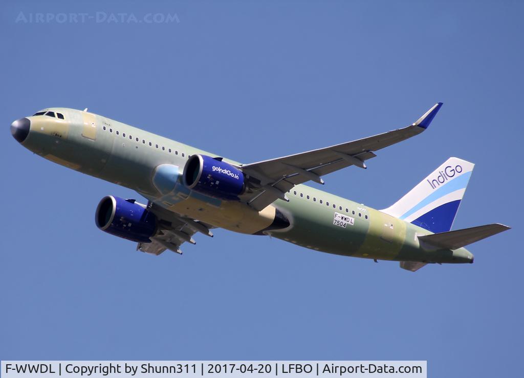 F-WWDL, 2017 Airbus A320-271N C/N 7504, C/n 7504 - For Indigo Airlines