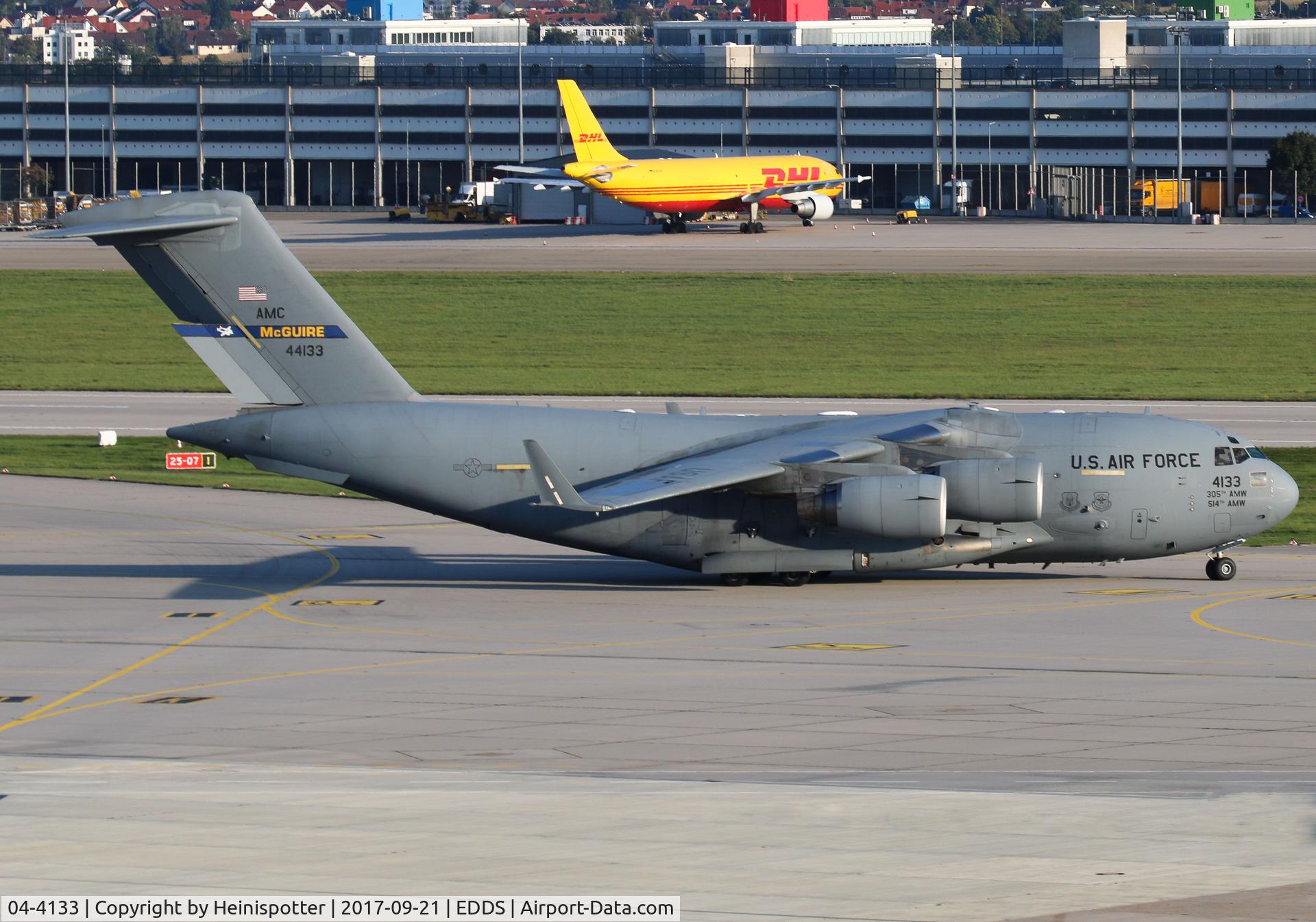 04-4133, 2004 Boeing C-17A Globemaster III C/N P-133, 04-4133  at Stuttgart Airport.