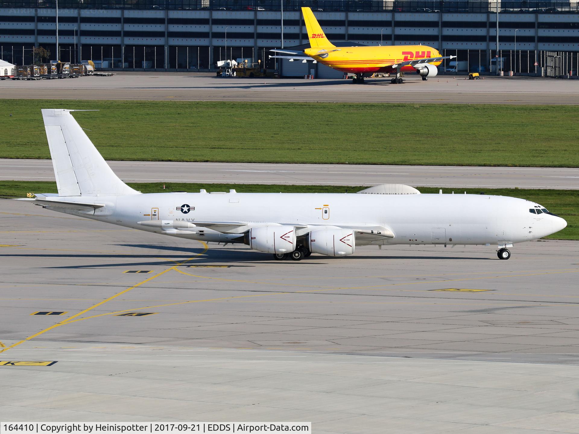 164410, 1991 Boeing E-6A Mercury C/N 24509, 164410 at Stuttgart Airport.