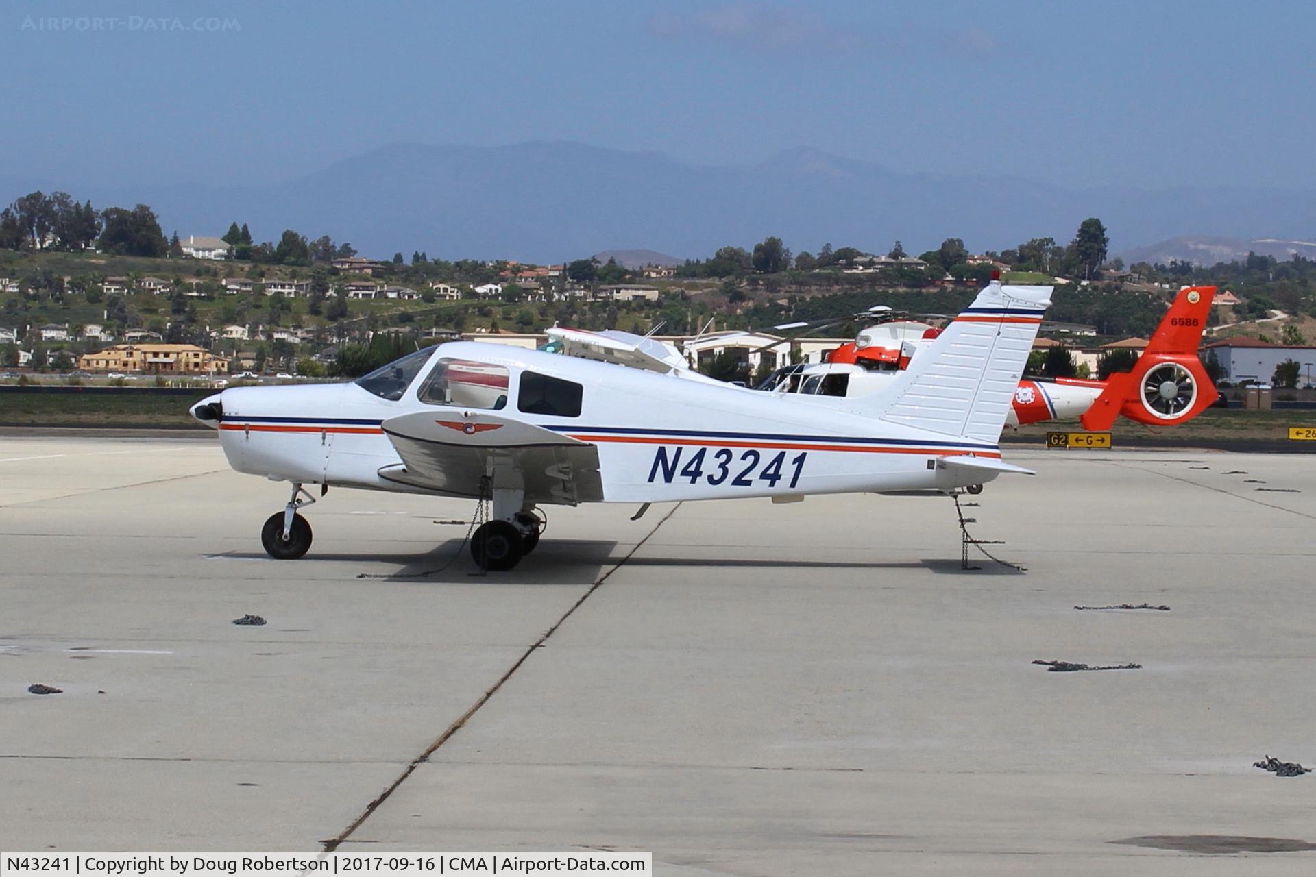 N43241, 1974 Piper PA-28-140 C/N 28-7425349, 1974 Piper PA-28-140, Lycoming O-320-E2A 150 Hp