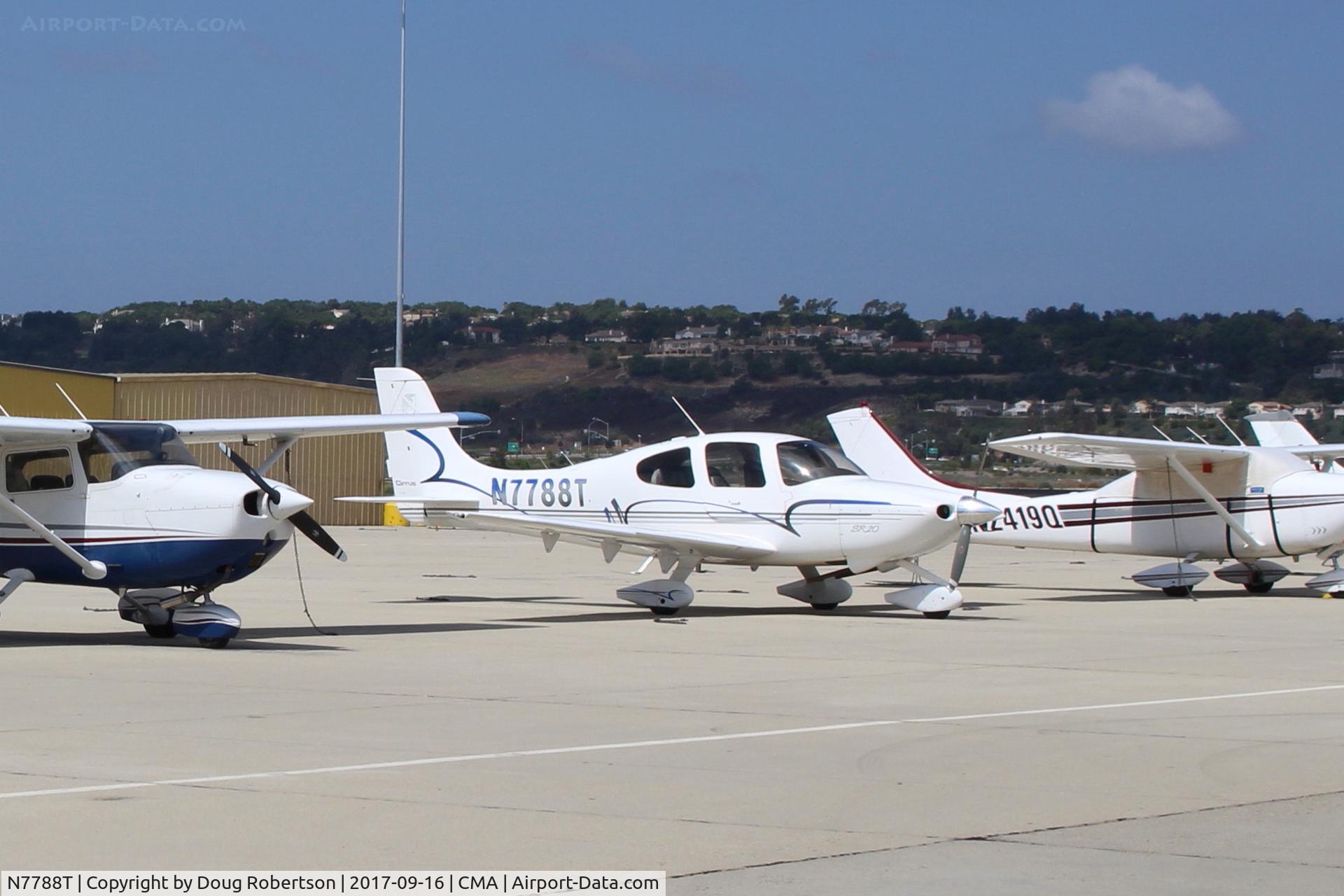 N7788T, 2000 Cirrus SR20 C/N 1088, 2000 CIRRUS SR20, Continental IO-360-ES 200 Hp