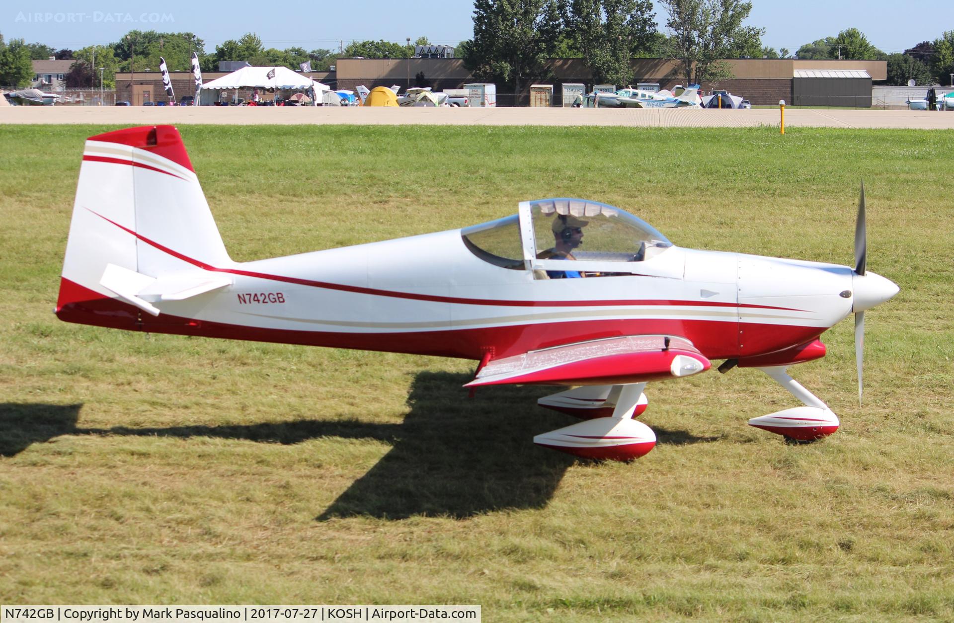 N742GB, Vans RV-7A C/N 70201, Vans RV-7A