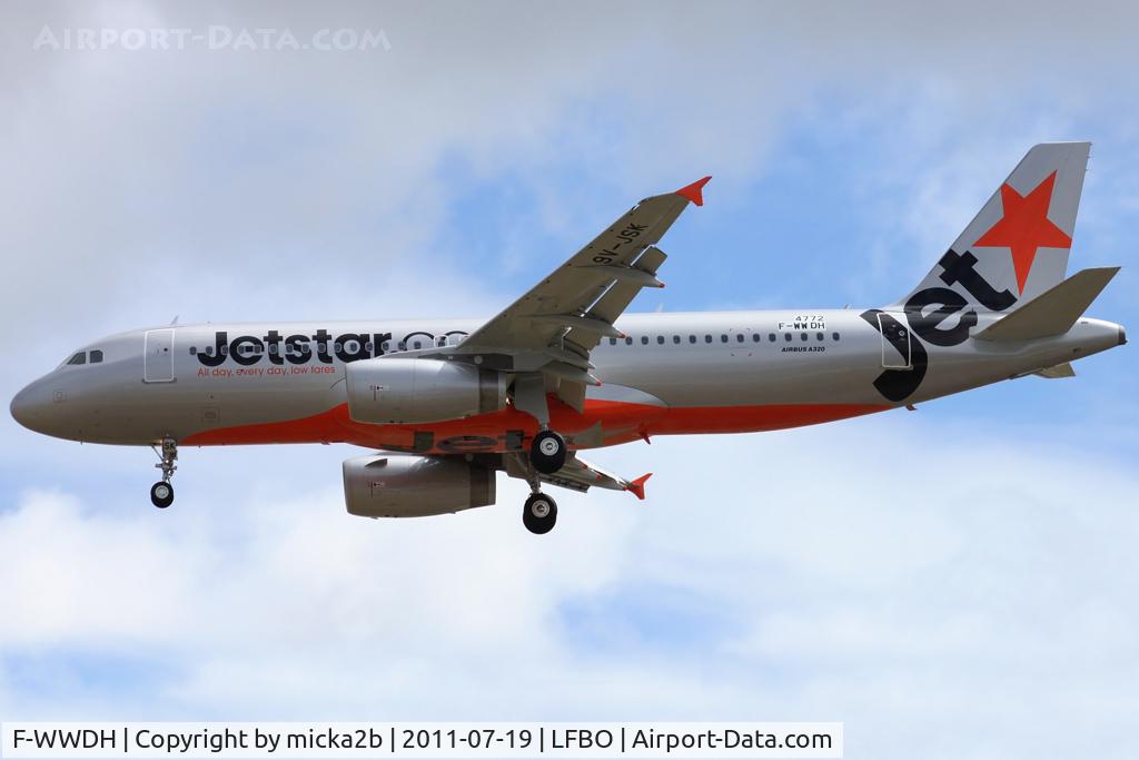 F-WWDH, 2011 Airbus A320-232 C/N 4772, Landing