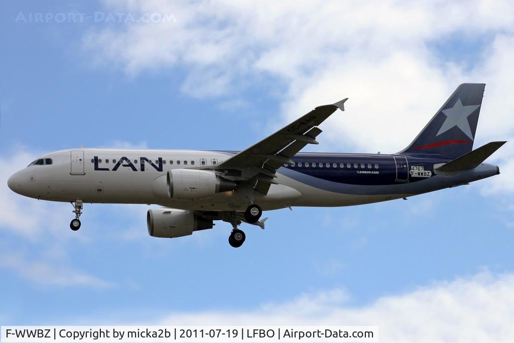F-WWBZ, 2011 Airbus A320-214 C/N 4767, Landing