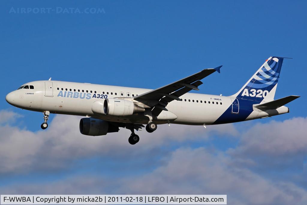 F-WWBA, 1987 Airbus A320-111 C/N 001, Landing