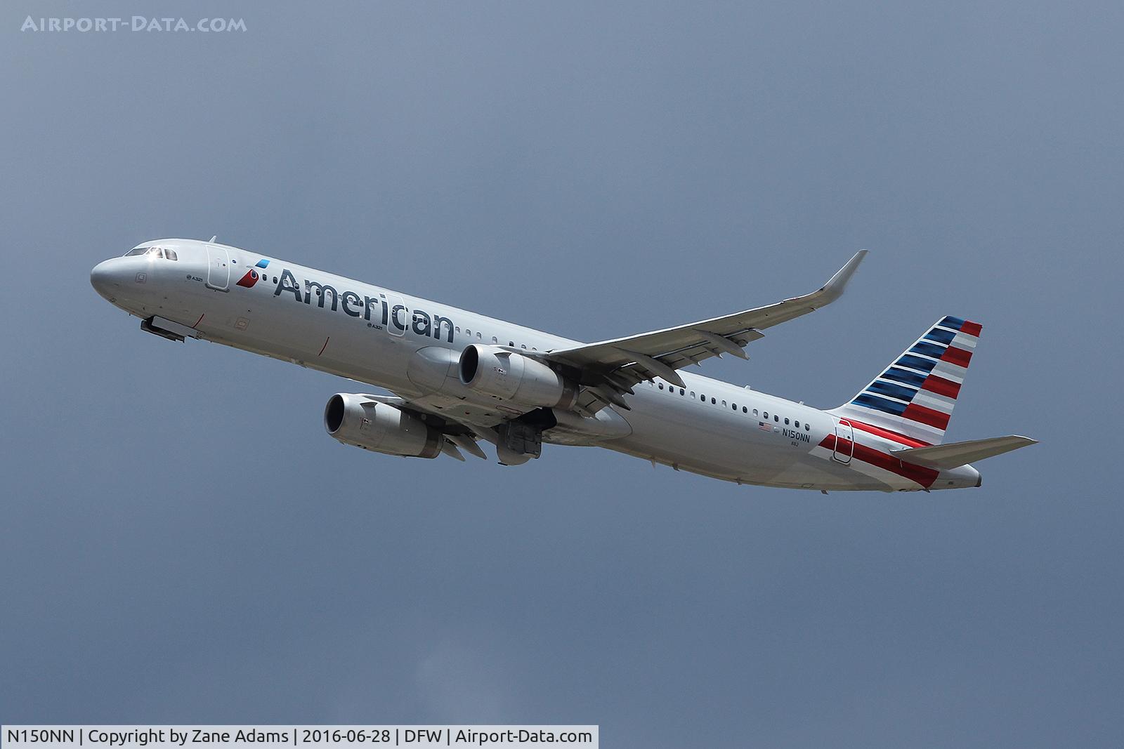 N150NN, 2015 Airbus A321-231 C/N 6828, At DFW Airport