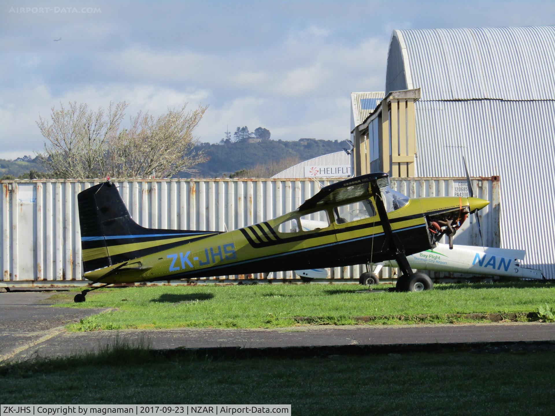 ZK-JHS, Cessna 185C Skywagon C/N 185-0677, at maintenance area