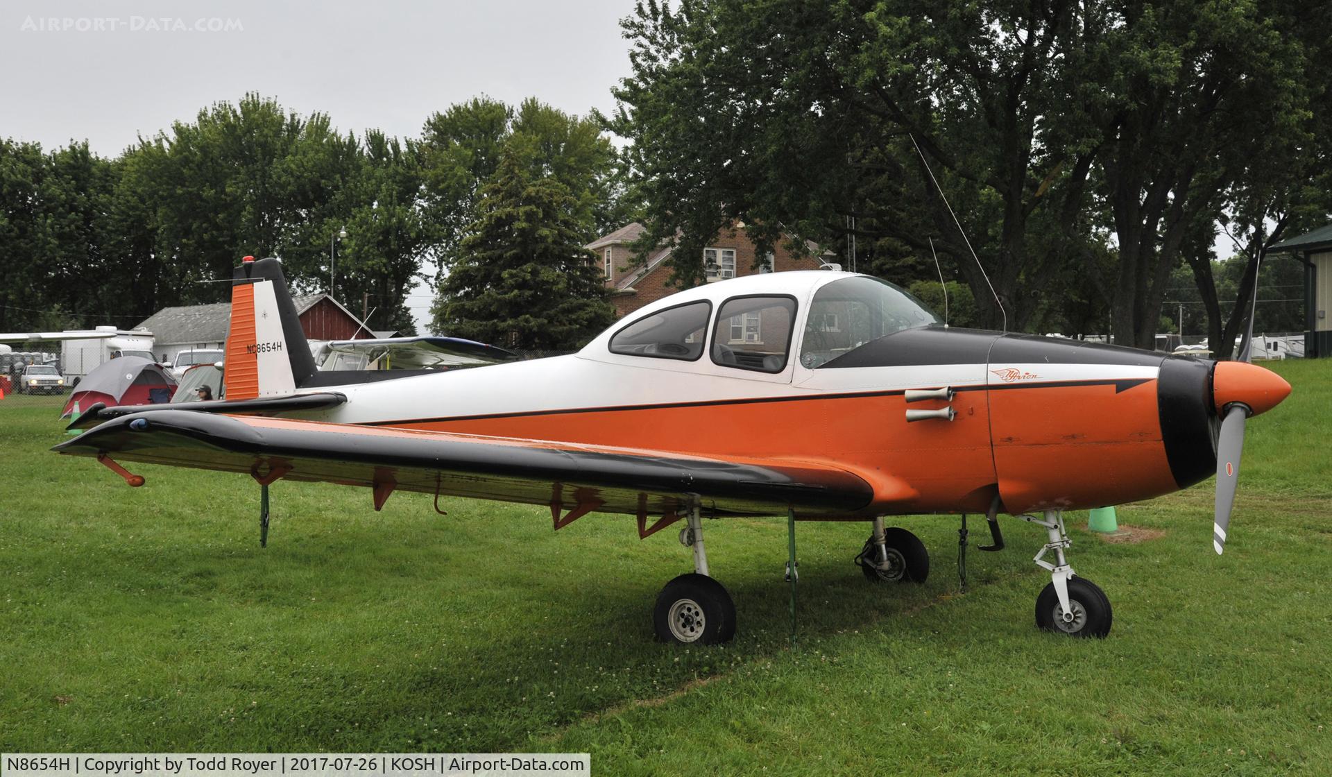 N8654H, 1947 North American Navion (NA-145) C/N NAV-4-654, Airventure 2017