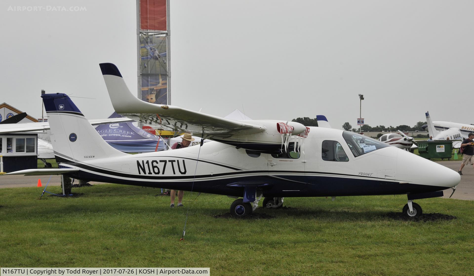N167TU, 2016 Tecnam P-2006T C/N 167/US, Airventure 2017