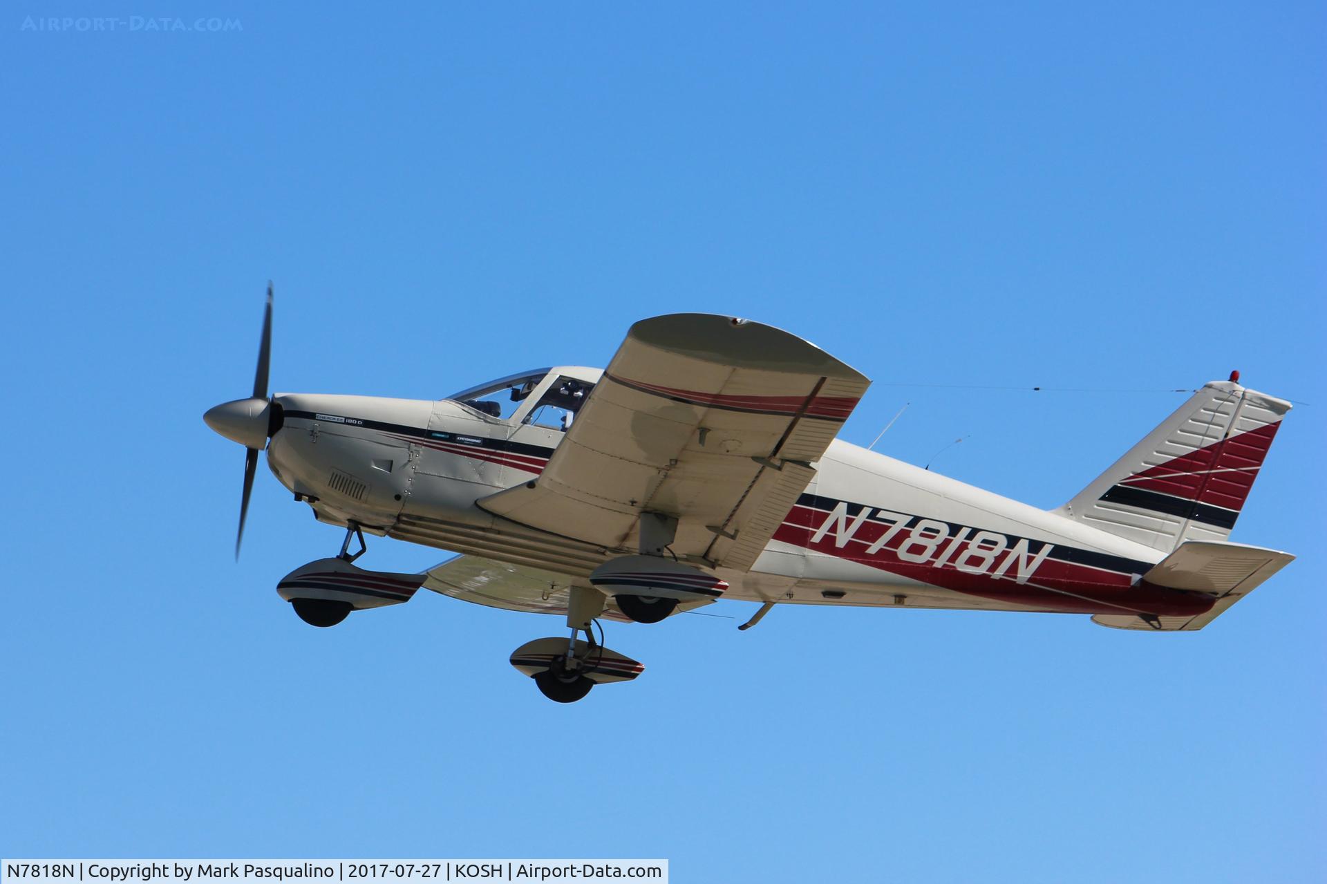 N7818N, 1968 Piper PA-28-180 Cherokee C/N 28-5270, Piper PA-28-180