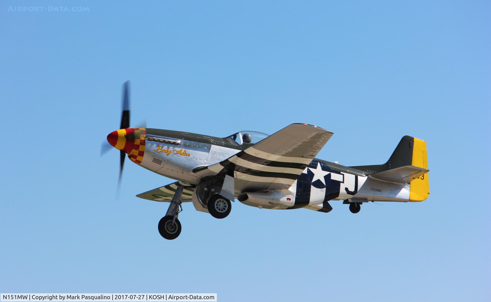 N151MW, 1945 North American P-51D Mustang C/N 124-48386, North American P-51D