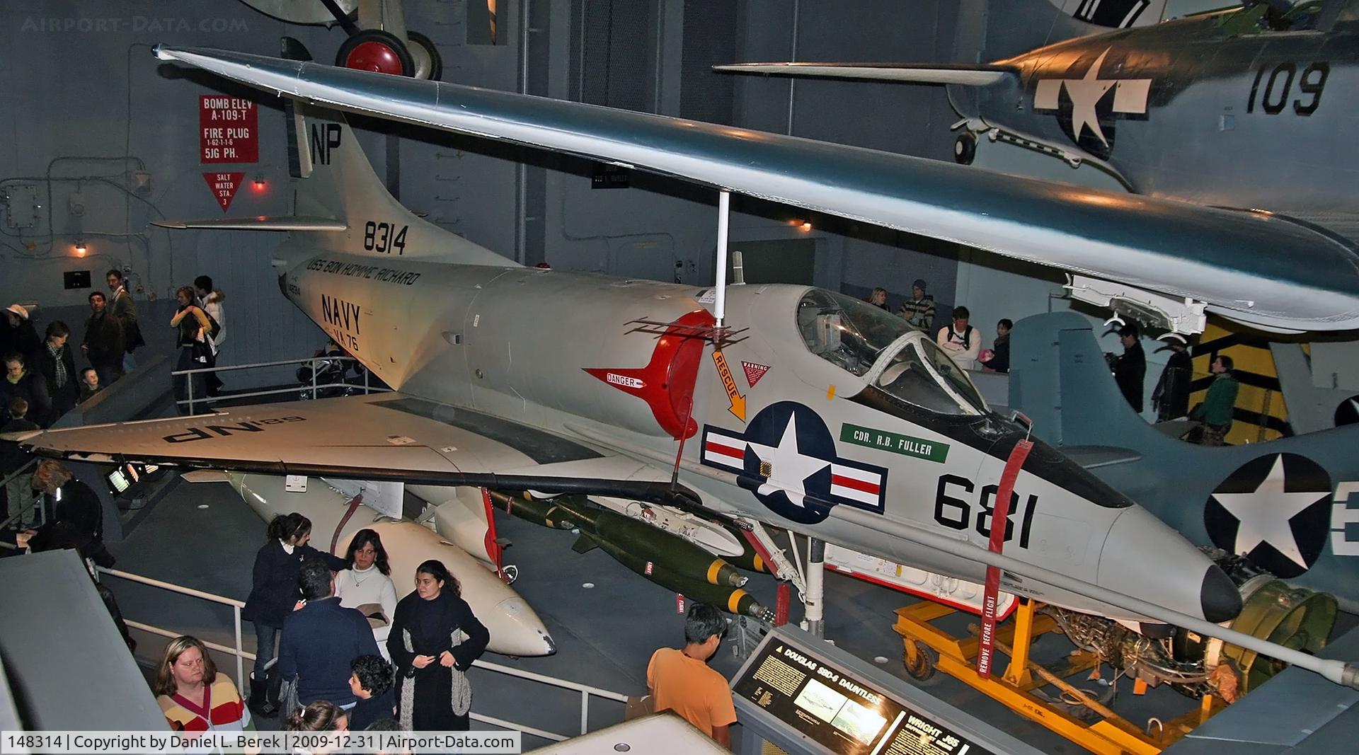 148314, Douglas A-4C Skyhawk C/N 12624, It's a tight fit!
