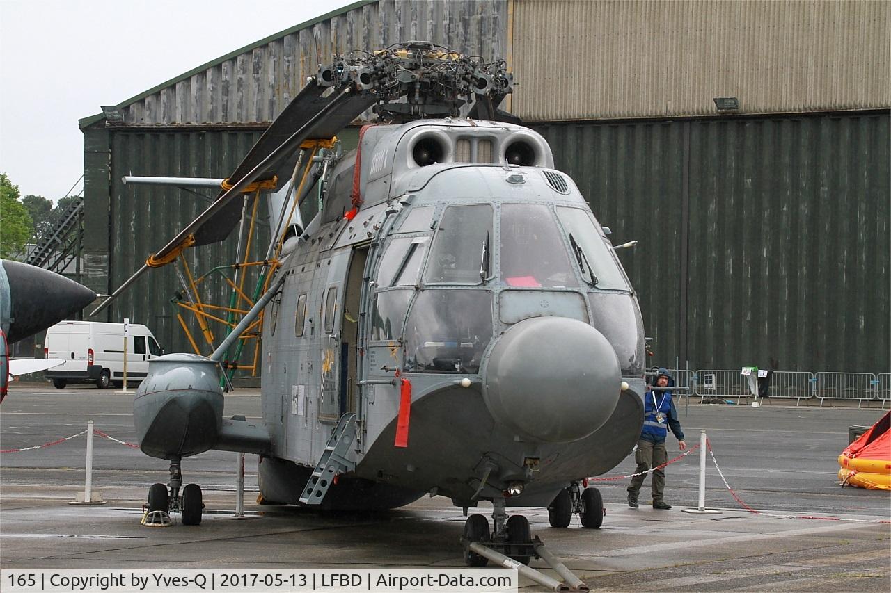 165, Aerospatiale SA-321G Super Frelon C/N 165, Aérospatiale SA-321G Super Frelon, Preserved  at C.A.E.A museum, Bordeaux-Merignac Air base 106 (LFBD-BOD)
