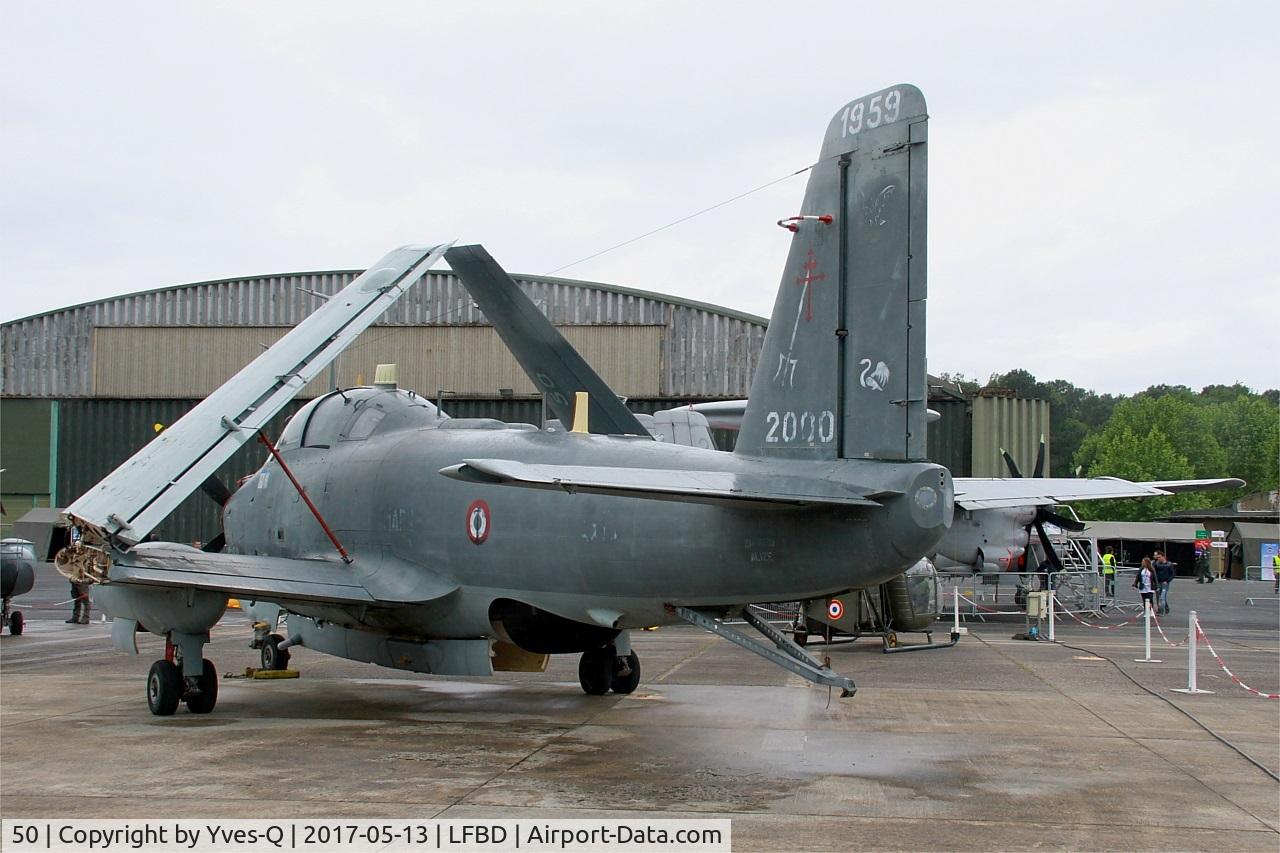 50, Breguet Br.1050 Alize C/N 50, Breguet Br.1050 Alize, Preserved  at C.A.E.A museum, Bordeaux-Merignac Air base 106 (LFBD-BOD)