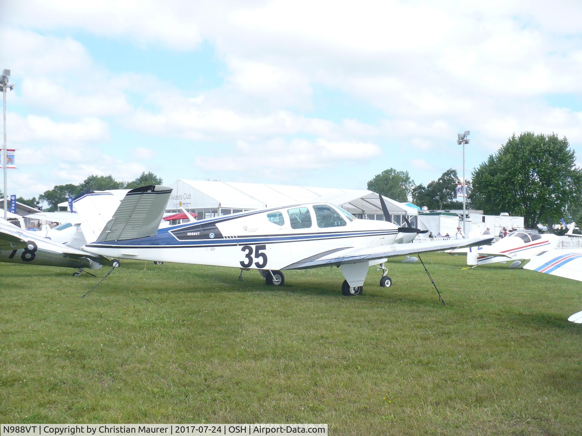 N988VT, 1959 Beech M35 Bonanza C/N D-6179, Beech M35