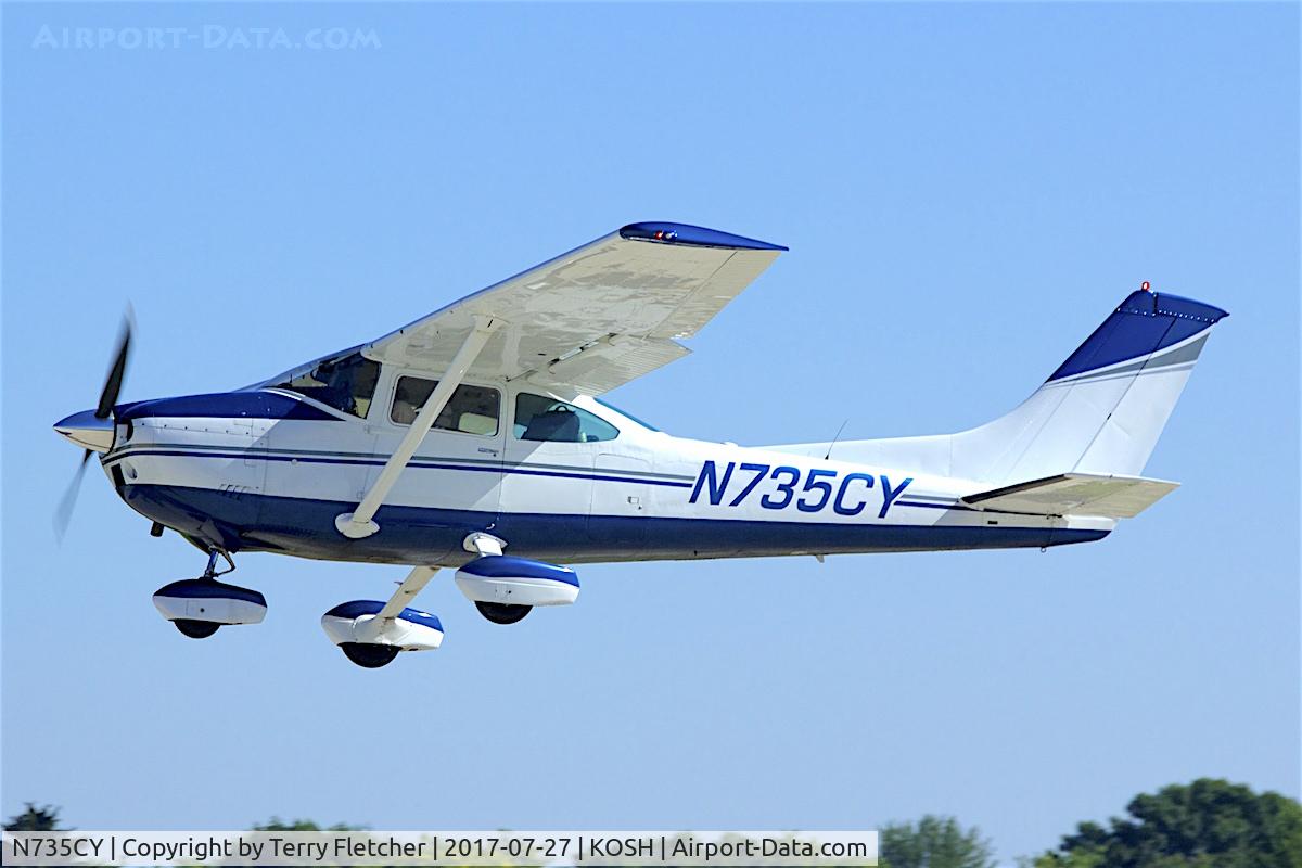 N735CY, 1976 Cessna 182Q Skylane C/N 18265330, At 2017 EAA AirVenture at Oshkosh