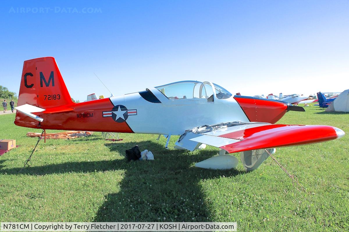 N781CM, 2008 Vans RV-7A C/N 72183, At 2017 EAA AirVenture at Oshkosh