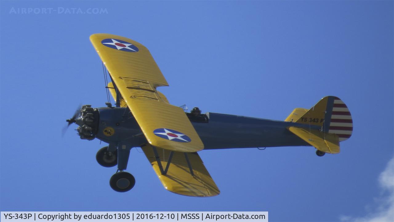YS-343P, 1942 Boeing PT-17 Kaydet (A75N1) C/N 75-2785, In the IAS2017(ilopango airshow 2017) launching