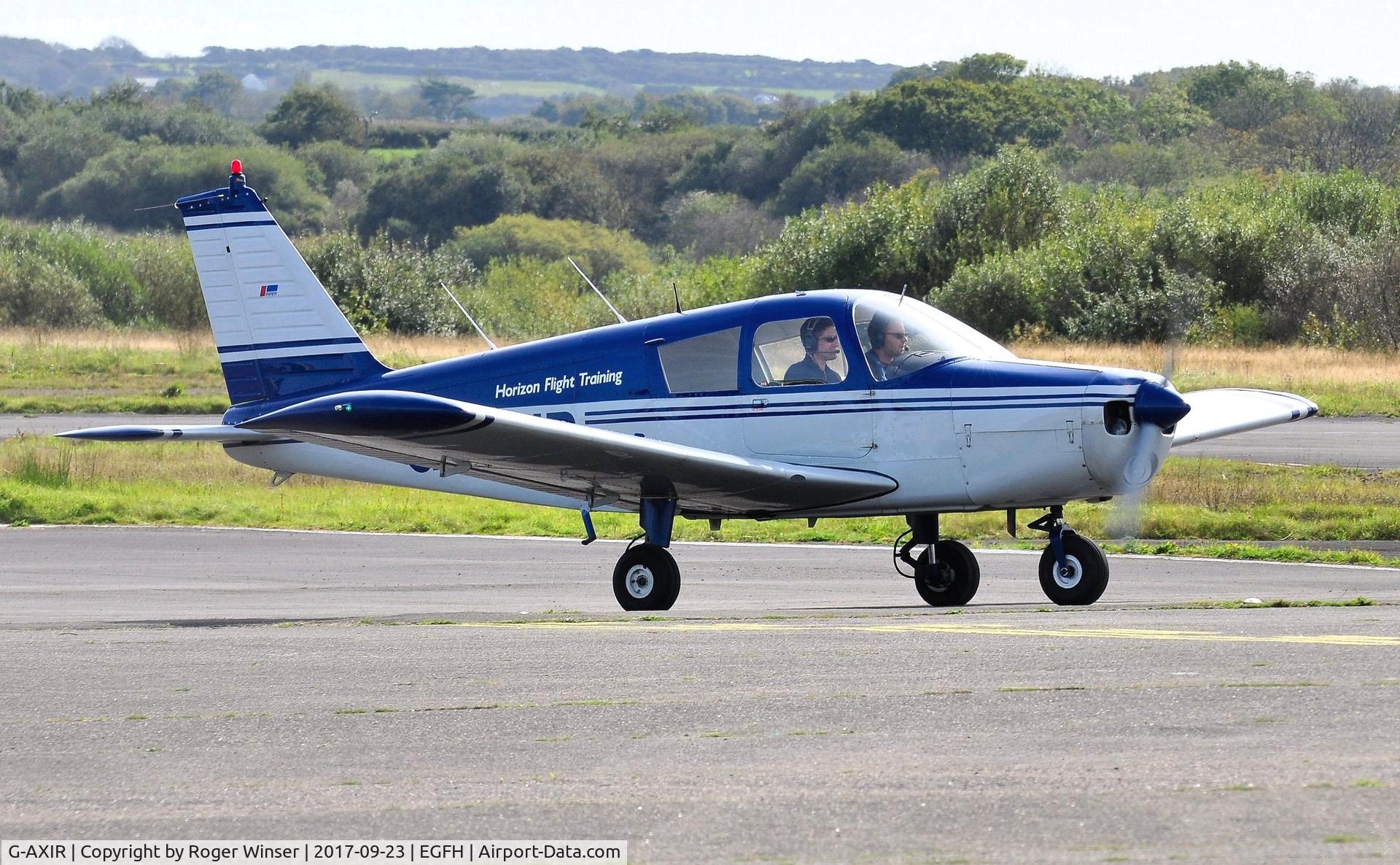 G-AXIR, 1969 Piper PA-28-140 Cherokee C/N 28-25795, Visiting Cherokee aircraft operated by Horizon Flight Training.