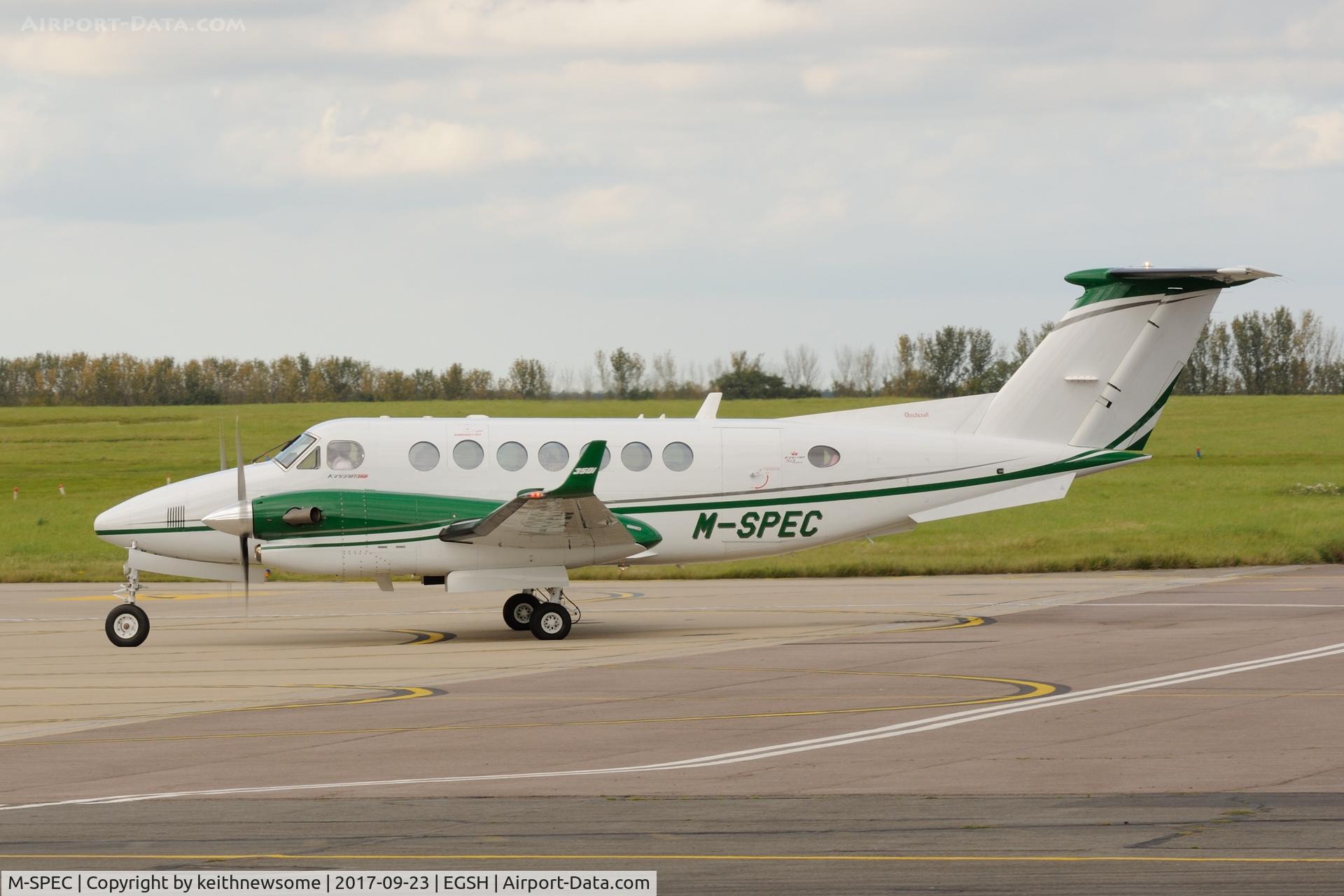 M-SPEC, 2014 Beech Super King Air 350i C/N FL-970, Arriving from Guernsey.