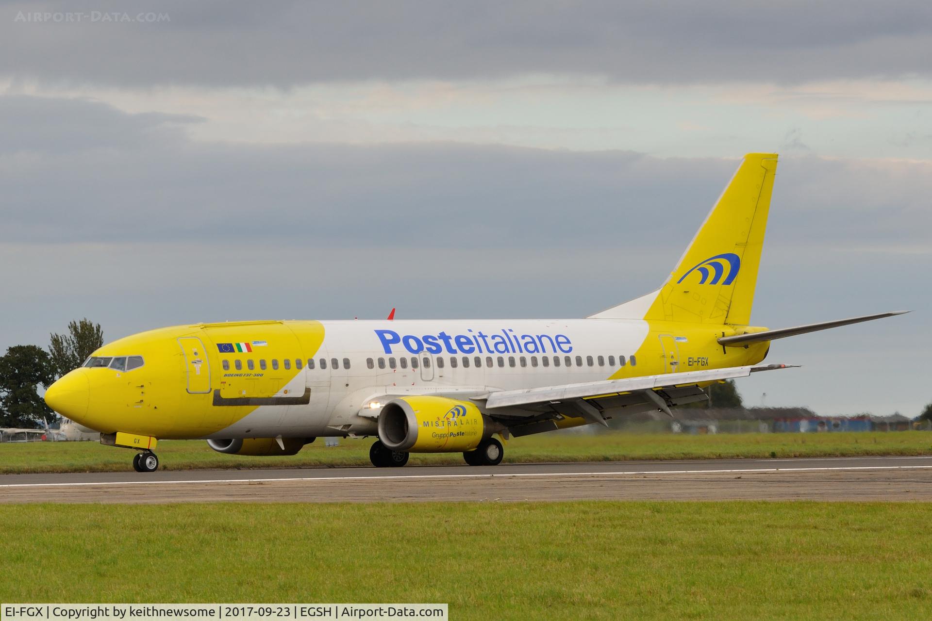 EI-FGX, 1998 Boeing 737-3Q8 C/N 28054, Arriving from Naples.