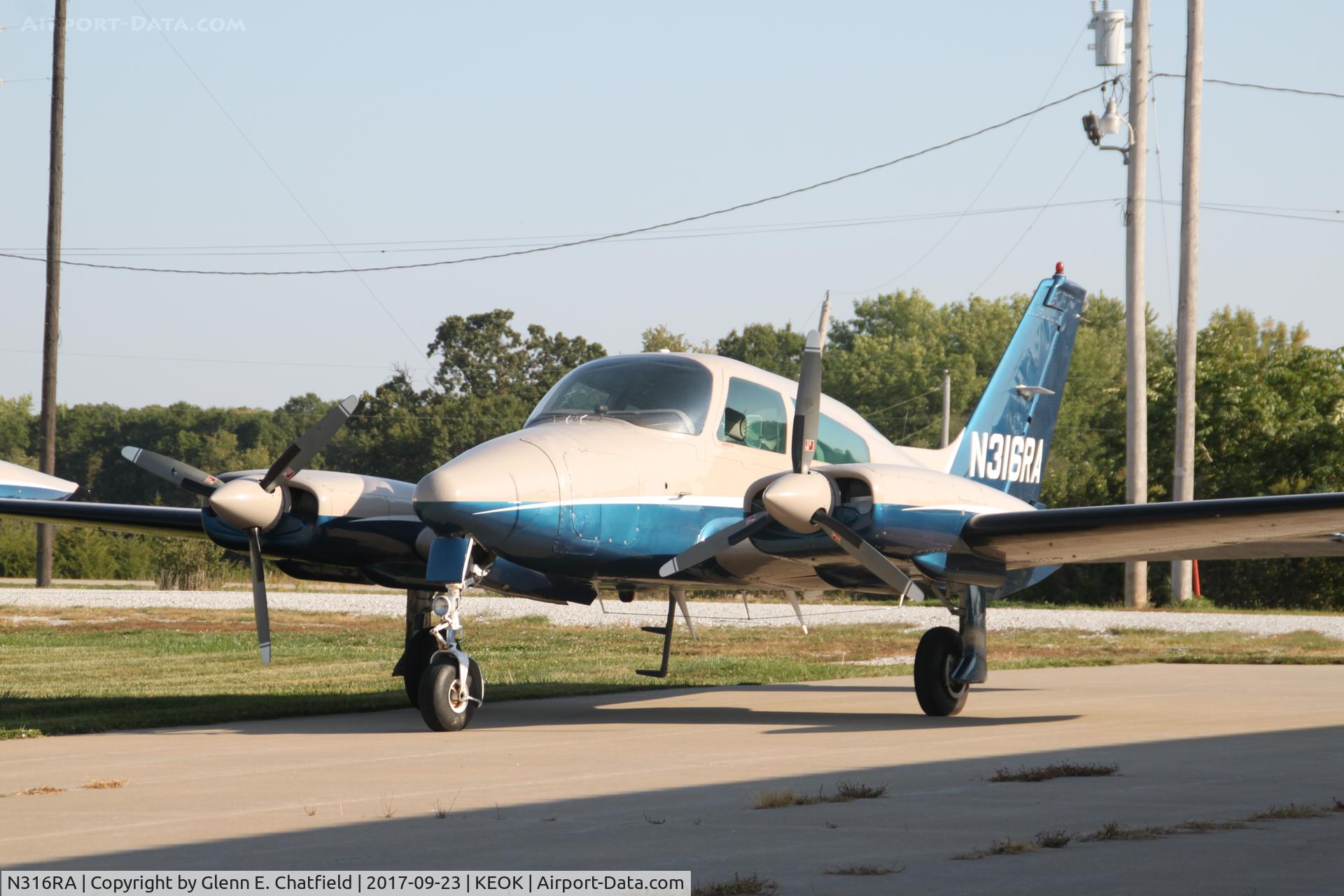 N316RA, 1974 Cessna 310Q C/N 310Q1100, Found behind a hangar