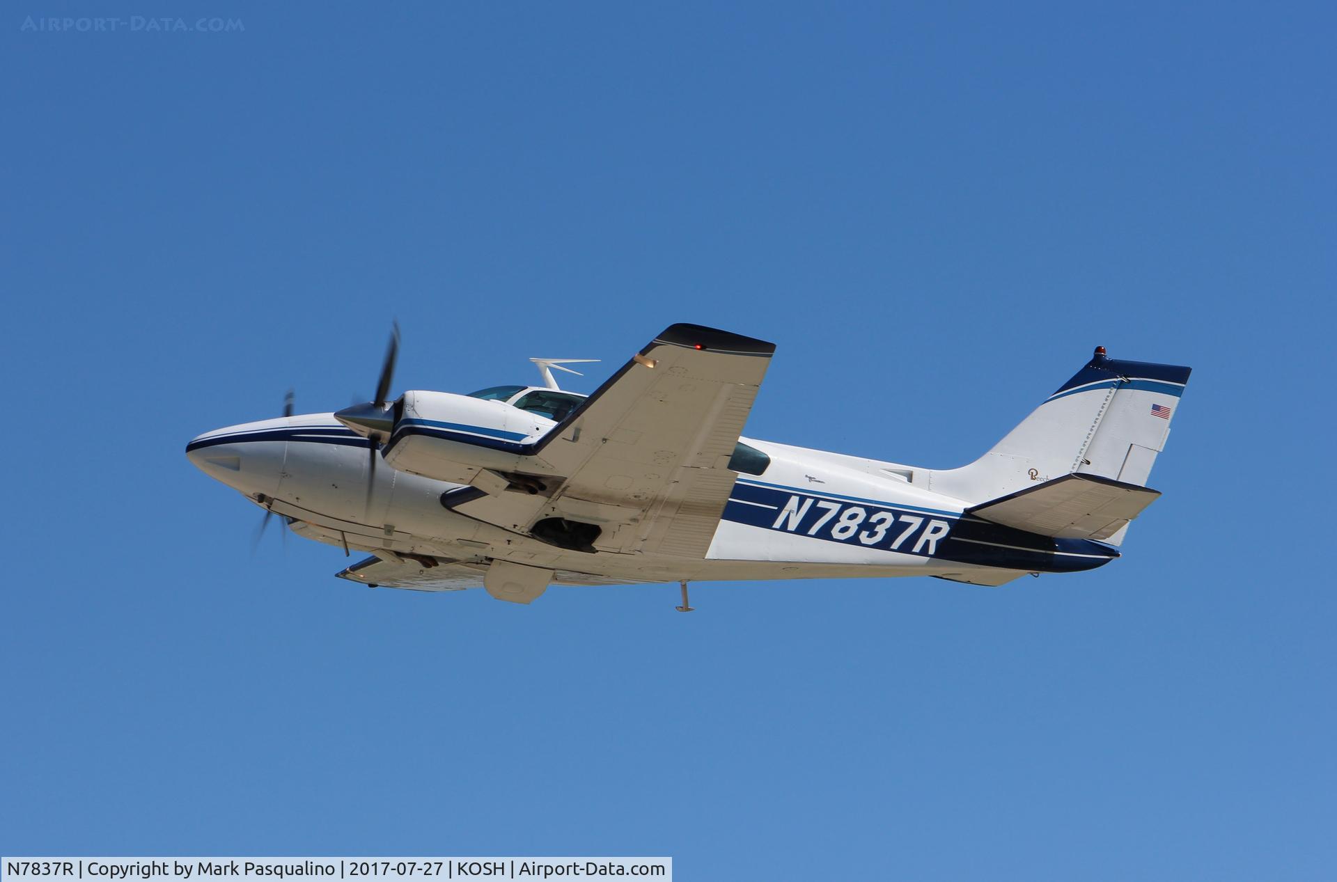 N7837R, 1969 Beech D55 Baron C/N TE-675, Beech D55
