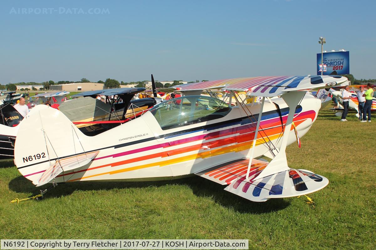 N6192, 1992 Christen Eagle II C/N 0259, At 2017 EAA AirVenture at Oshkosh
