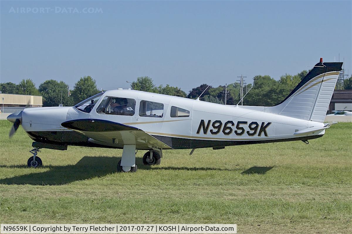 N9659K, 1976 Piper PA-28R-200 Cherokee Arrow C/N 28R-7635254, At 2017 EAA AirVenture at Oshkosh