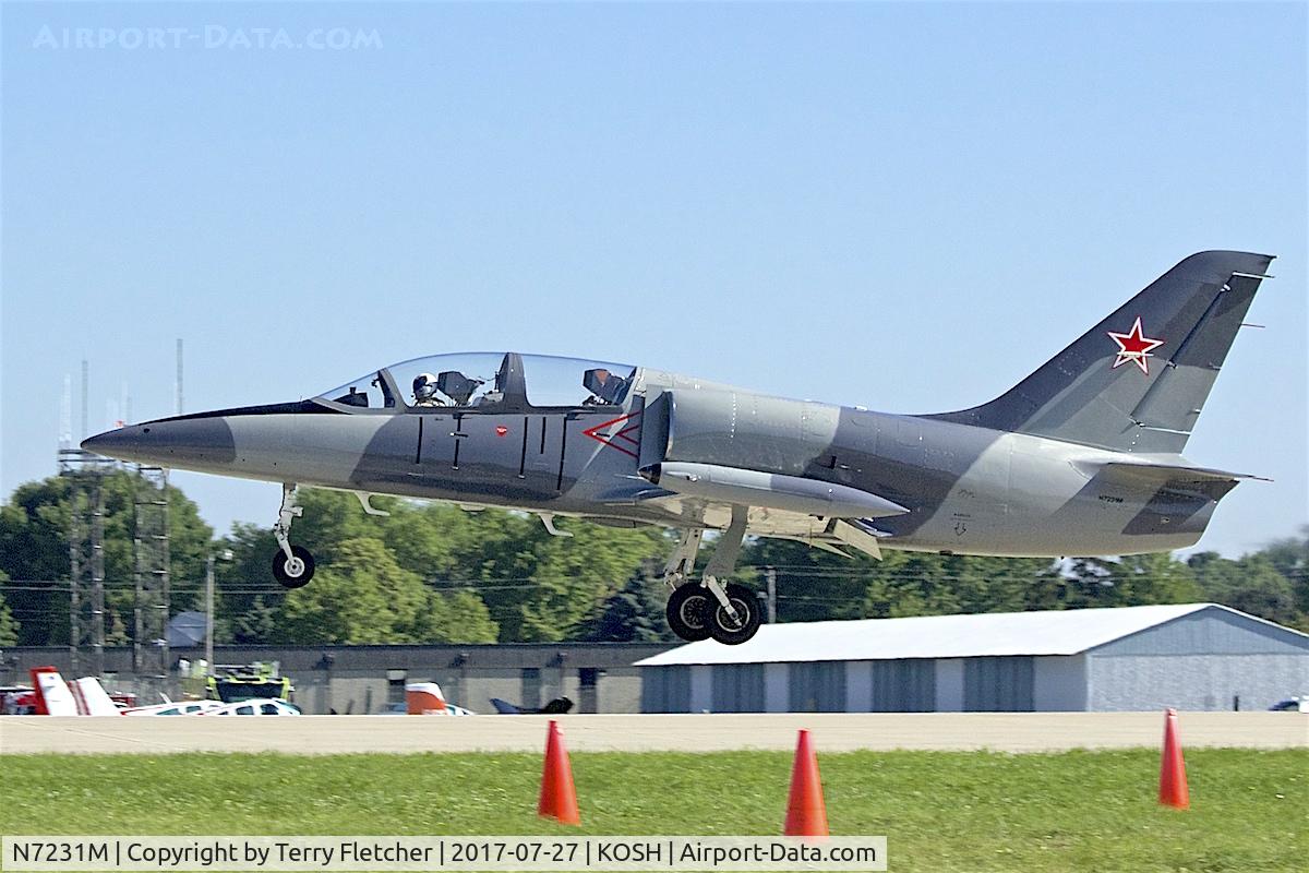 N7231M, 1976 Aero L-39 Albatros C/N 630642, At 2017 EAA AirVenture at Oshkosh