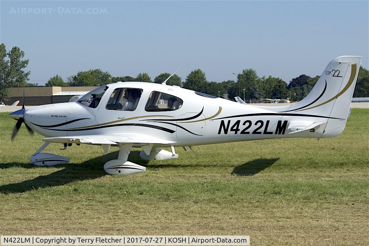 N422LM, 2001 Cirrus SR22 C/N 0118, At 2017 EAA AirVenture at Oshkosh