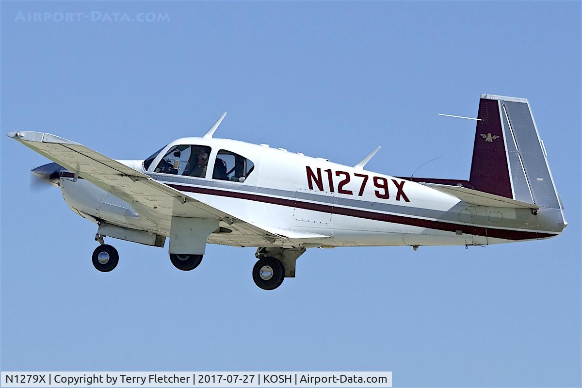 N1279X, 1963 Mooney M20E C/N 152, At 2017 EAA AirVenture at Oshkosh
